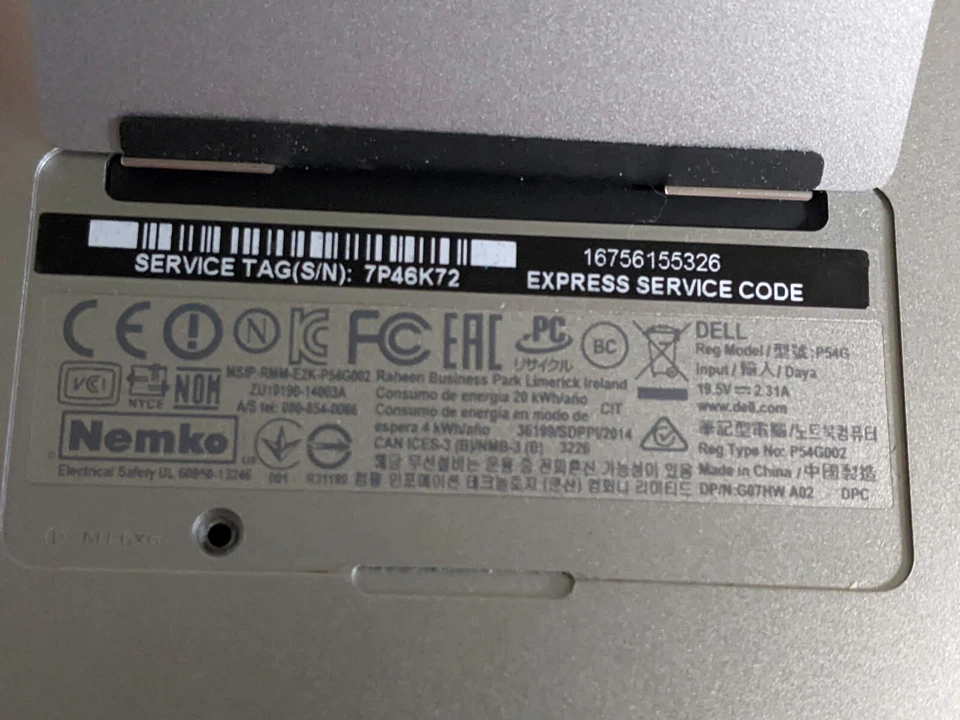 Dell XPS 13 9350 Core i7-6560U@2.20GHz 8GB RAM 256GB SSD WIN 10 - Keyboard Issue - Image 4 of 4