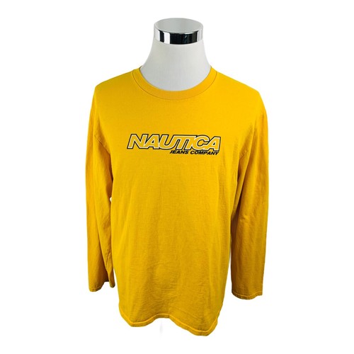 Vintage Nautica Yellow Long Sleeve T 