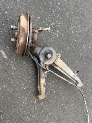 BMW e30 Rear Drum Brake Trailing Arm Wheel Bearing Hub Right Passenger Side