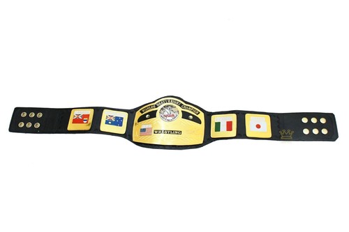 NEU NWA DOMED GLOBE WORLD SCHWERGEWICHT WRESTLING CHAMPION GÜRTEL - KINDER GRÖSSE GOLD - Bild 2 von 6