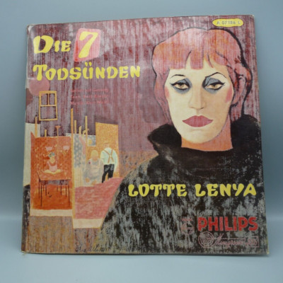 LP Vinyl Lotte Lenya Die 7 Todsünden