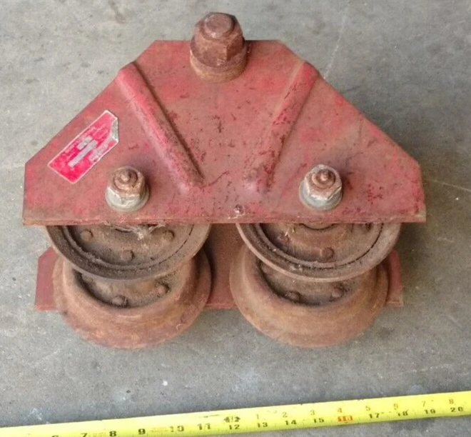 Carro Dayton, rodamiento de bolas, engrasable, capacidad de 2 toneladas, carro de vigas 2Z617A Foto 2 de 4