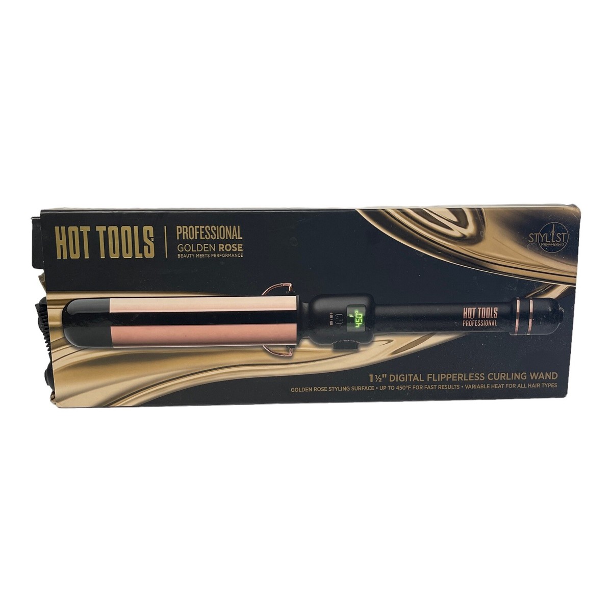 Inch Curling Hot Tools Rose Gold Curling Iron Hot Tools 1