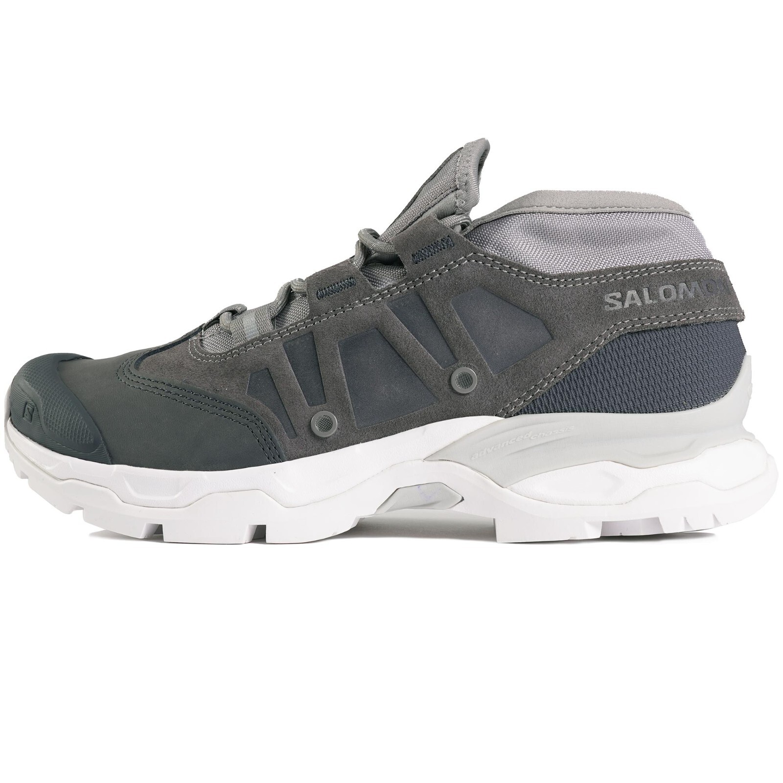 Salomon X and Wander Jungle scarpe da ginnastica da uomo grigio ultra basso taglia. Regno Unito. 10 5