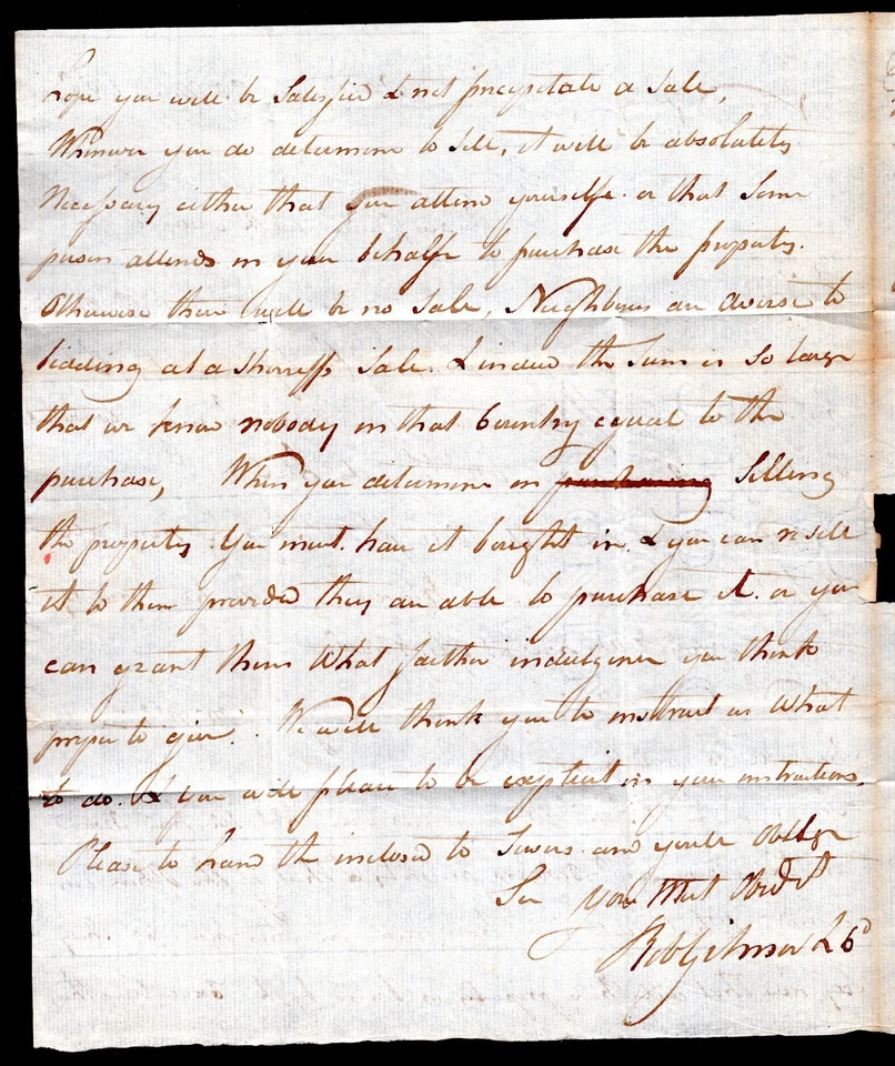 US 1788 MARYLAND COLONIAL FOLDED LETTER DATED "23rd APRIL 1788" - Image 4 of 4