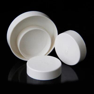 White PVC End Cap Stopper Water Drain Pipe Fitting Blanking Plug ID 50-200mm