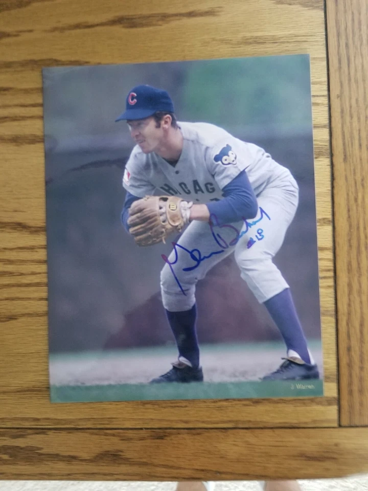 Foto autógrafa 8x10 firmada por Glenn Beckert "69 Cubs" Chicago Cubs Foto 3 de 4