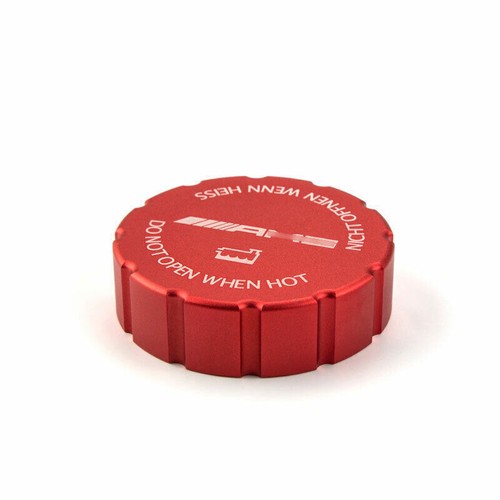 Tapa de tanque de agua exterior de aluminio rojo 1 pieza para Benz Clase C 2015-2021 - Imagen 2 de 7