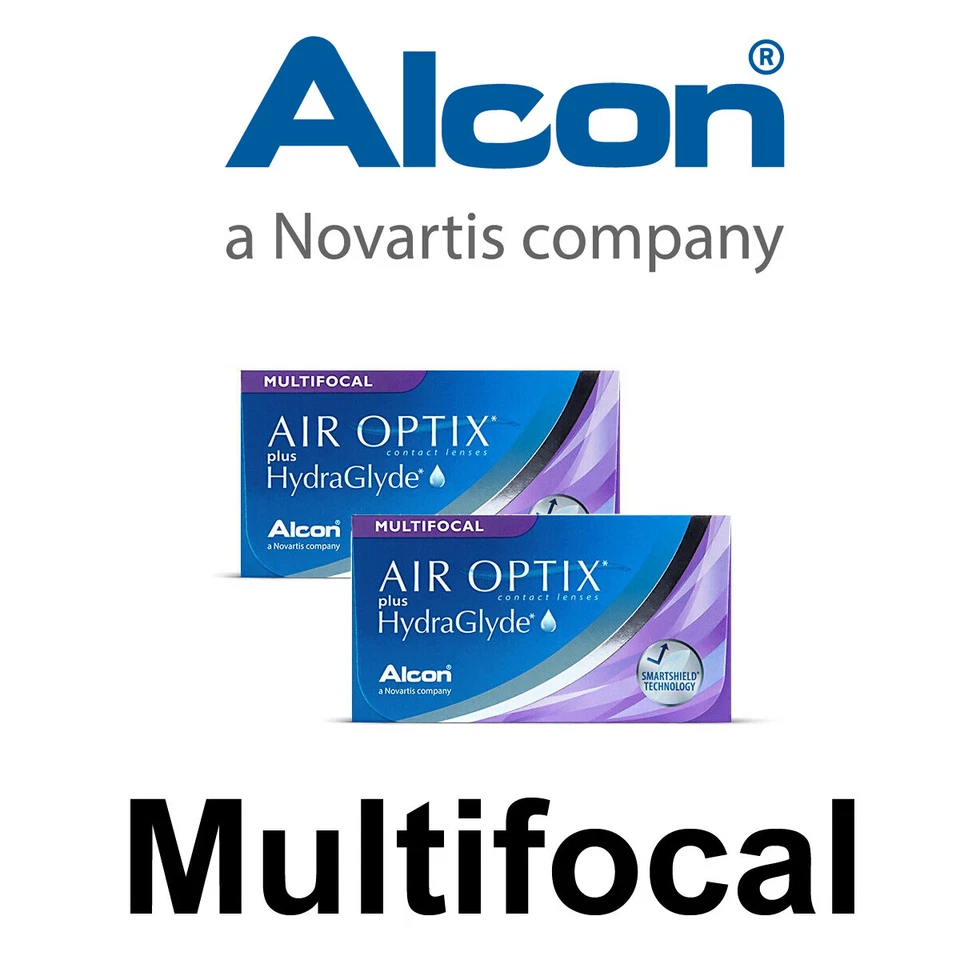 Alcon Monatslinsen ein oder 2x 6er Boxen AIR OPTIX ® plus Hydraglyde Multifocal