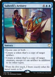 Saheeli's Artistry #100 Commander 2018 MTG Rare