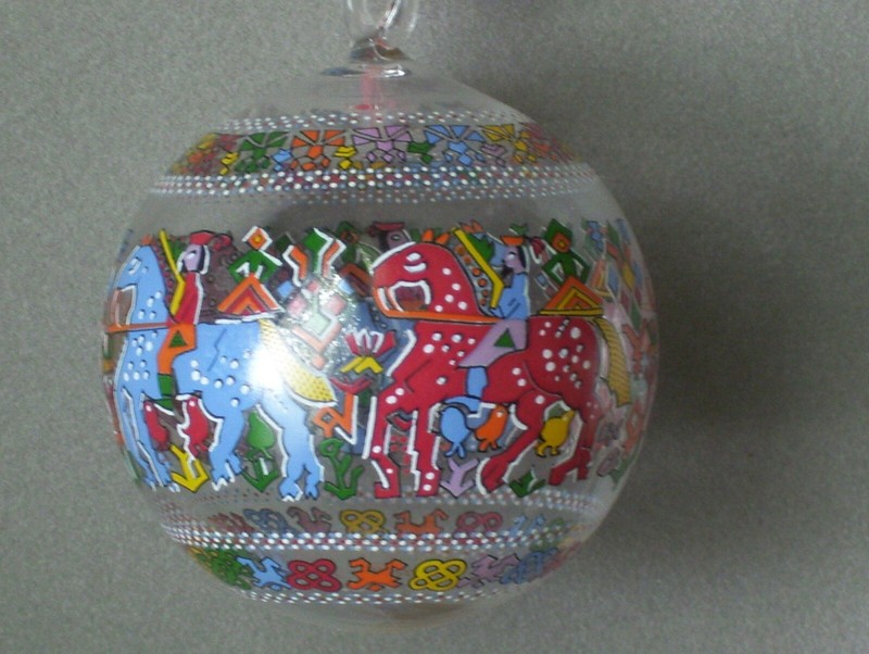 Hutschenreuther Germany Crystal 1992 Christmas Ornament Folklore Of World Italy