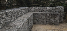 Natural Gabion Facing Stone/Garden Walling-Cornish slate- buy direct from quarry