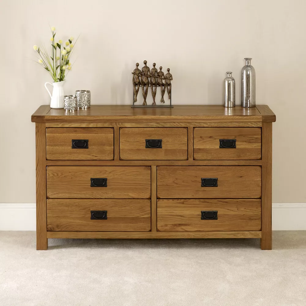 Rustic oak 2024 bedroom set