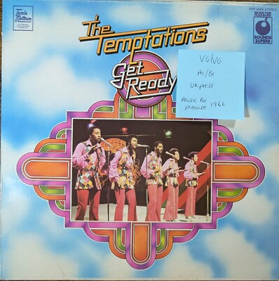 The Temptations Get Ready Vinyl Record VG/VG SPR90004 1966