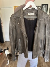 Whistles Leather Biker Jacket