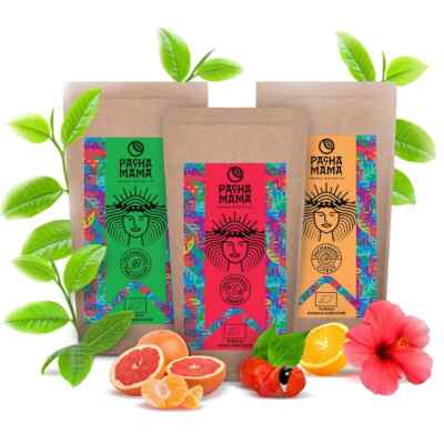 Guayusa Tee Bio Pachamama Guarana Citrus Frisch Energy Tee Koffein Mild 1.25 kg