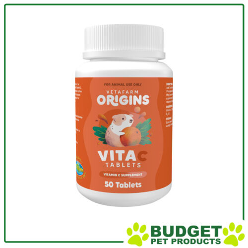 Vetafarm Origins Vita C Vitamin Supplement For Guinea Pigs 50 Tablets - Picture 1 of 1