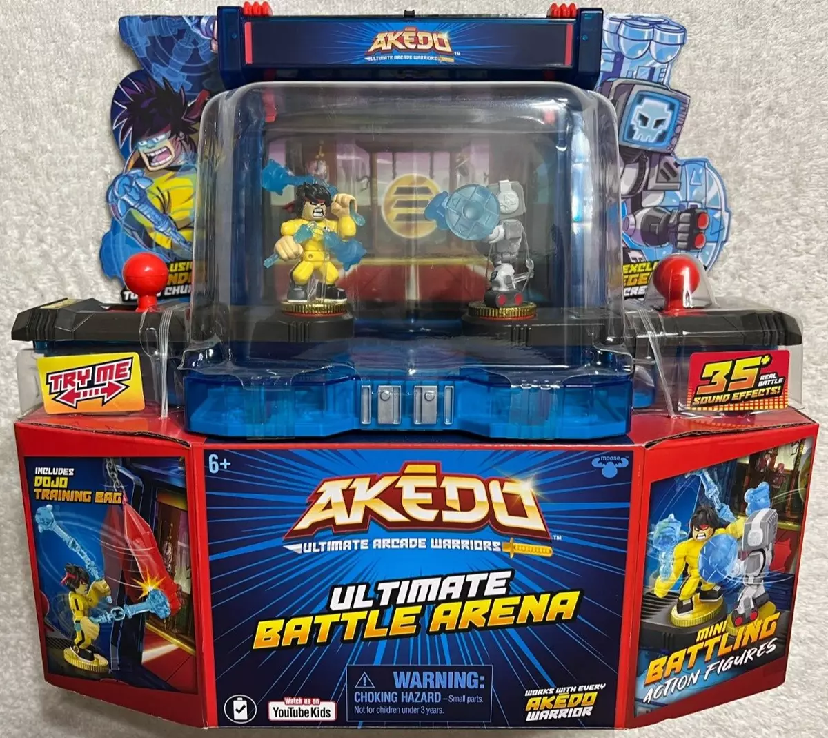 AKEDO ULTIMATE BATTLE ARENA ARCADE WARRIORS INCLUDES CHUX LEE & SCRENSHOT  *NEW*