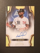 2024 Topps Five Star J.P. MARTINEZ Auto Autograph On Card RC FSA-JMA Rangers