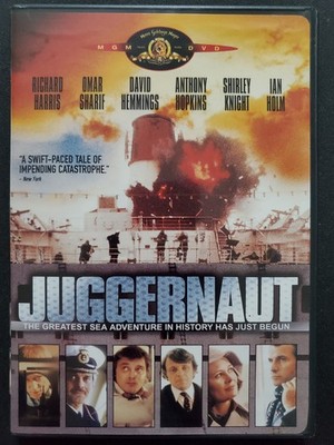 Juggernaut DVD Richard Harris, Omar Sharif, Anthony Hopkins Ian Holm 1974 R1 OOP