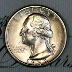 * 1932-D * SOLID+ GEM BU MS WASHINGTON QUARTER * FROM ORIGINAL COLLECTION