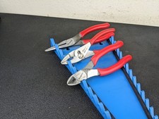 Bn535 Snap-on Tools Pl306acf Red 3pc Plier Set Needle Nose Slip Joint Cutters Bn535 Snap-on Tools Pl306acf Red 3pc Plier Set Needle Nose Slip Joint Cutters