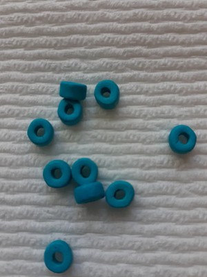 BLUE TOHO BEADS 4mmX6mm 200 BEADS