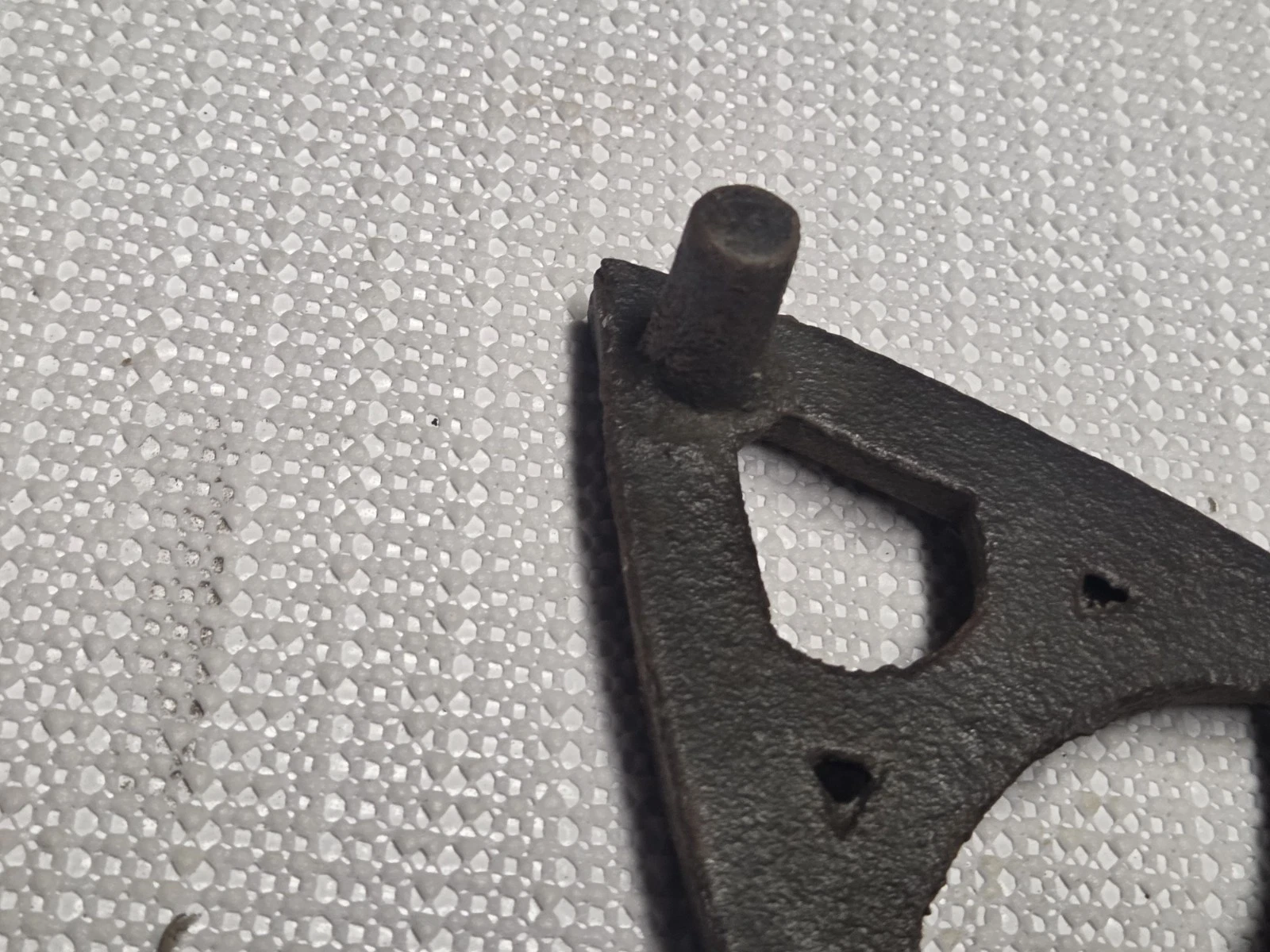 Antique Cast Iron Trivet Set of 2,  Openwork Design image 12