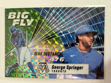 2021 Panini Mosaic Green Mosaic Big Fly #BF6 - George Springer