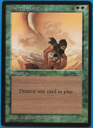 Desert Twister Arabian Nights NM Green Uncommon MAGIC CARD (ID# 501528) ABUGames - Picture 1 of 2