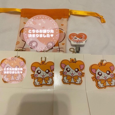 Doraemon Hamtaro Collectibles Lot  Hair Clip & 2 Rubber Straps  Good