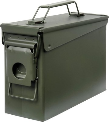 30 Cal Metal Ammo Can Waterproof Storage Box Case Rifles Ammunition Green Black