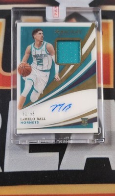 2020-21 Panini Immaculate Collection - Rookie Patch Autographs LaMelo Ball #112