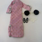 Matchbox Robotics Asian Outfit Barbie Size Fashion Doll Hair Pieces Fan Shoes