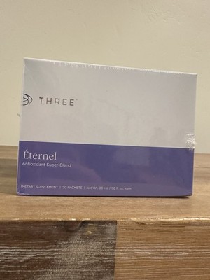 Three Antioxidant Super-Blend Dietary Supplement 30 Packets Unopened