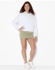 2 Women's ButterBliss Mini Skort - Wild Fable Brown /Olive Green - Medium