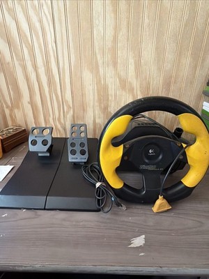 Logitech WingMan Formula GP Steering Wheel and Pedals for PC