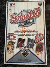 1991 Upper Deck Baseball Low Series Sealed Box -Find Nolan Ryan / Jordan /Heroes