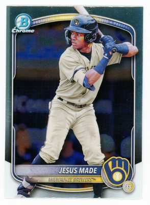 #ad 2025 Bowman Chrome Prospects Jesus Made #BCP 245 Prospect $2.49