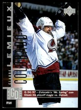 1997-98 Upper Deck #47 Claude Lemieux Colorado Avalanche Hockey Card