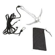 Marine Kayak Anchor Kit 7.05 lb Folding Grapnel Anchor Kit Boat Anchor 1 Pack