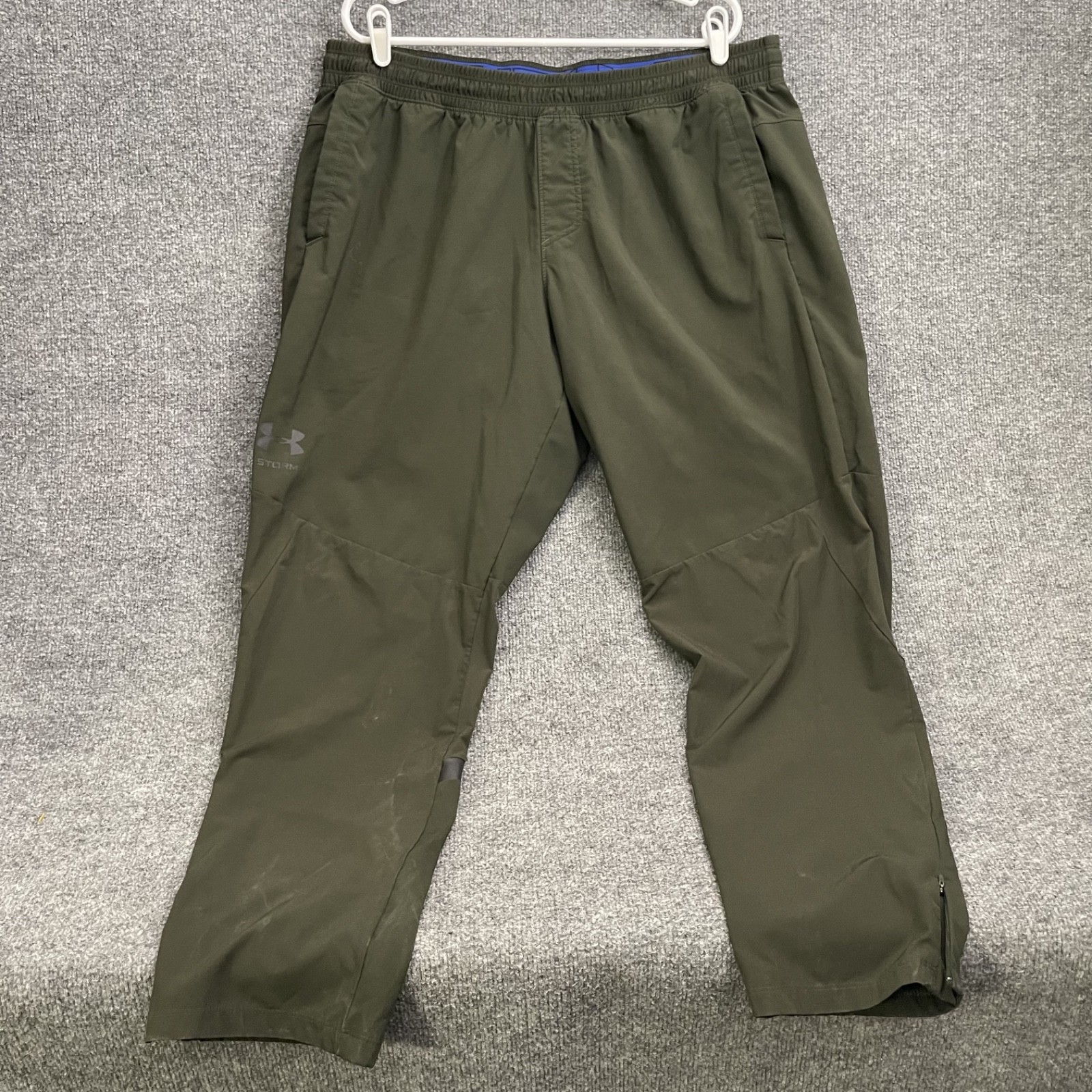Under Armour Storm Cyclone Pants Mens Sz 2XL Fitted Cold Gear Green 1320953