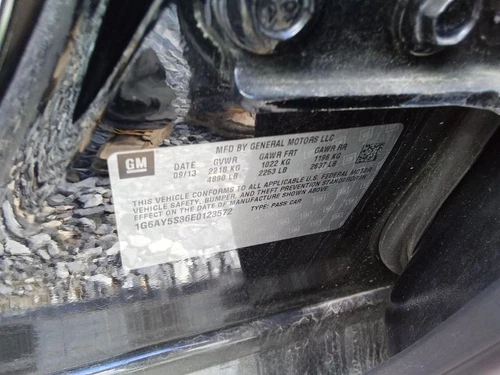 Speedometer Cluster VIN A 4th Digit New Style MPH Opt Udd Fits 14 CTS 718623 - Picture 6 of 9