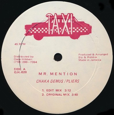 Chaka Demus & Pliers, Mr. Mention, (12''), NM or M-, 4086454162