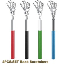 Telescoping Back Scratcher Stainless Steel Extendable Scratching Tool