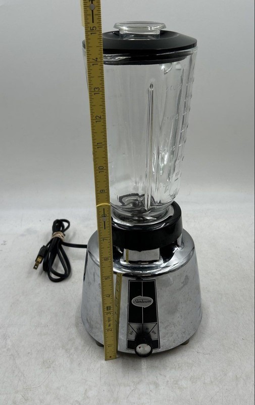 Sunbeam Silver Black Multifunctional 2 Speed Corded Electric Handheld Blender