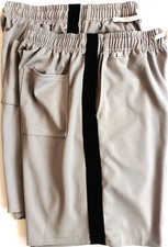2 Athletic shorts FOR MEN/WOMEN, NEW, Light Gray, SIZE L, Running, made in USA.
