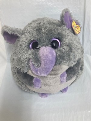 Ty Beanie Ballz   Thunder The Elephant 8'' Plush New MWMT's