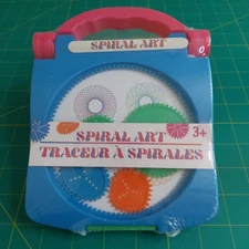 Spiral Art Spirograph - 5 Piece Set - Portable Carry Handle NEW