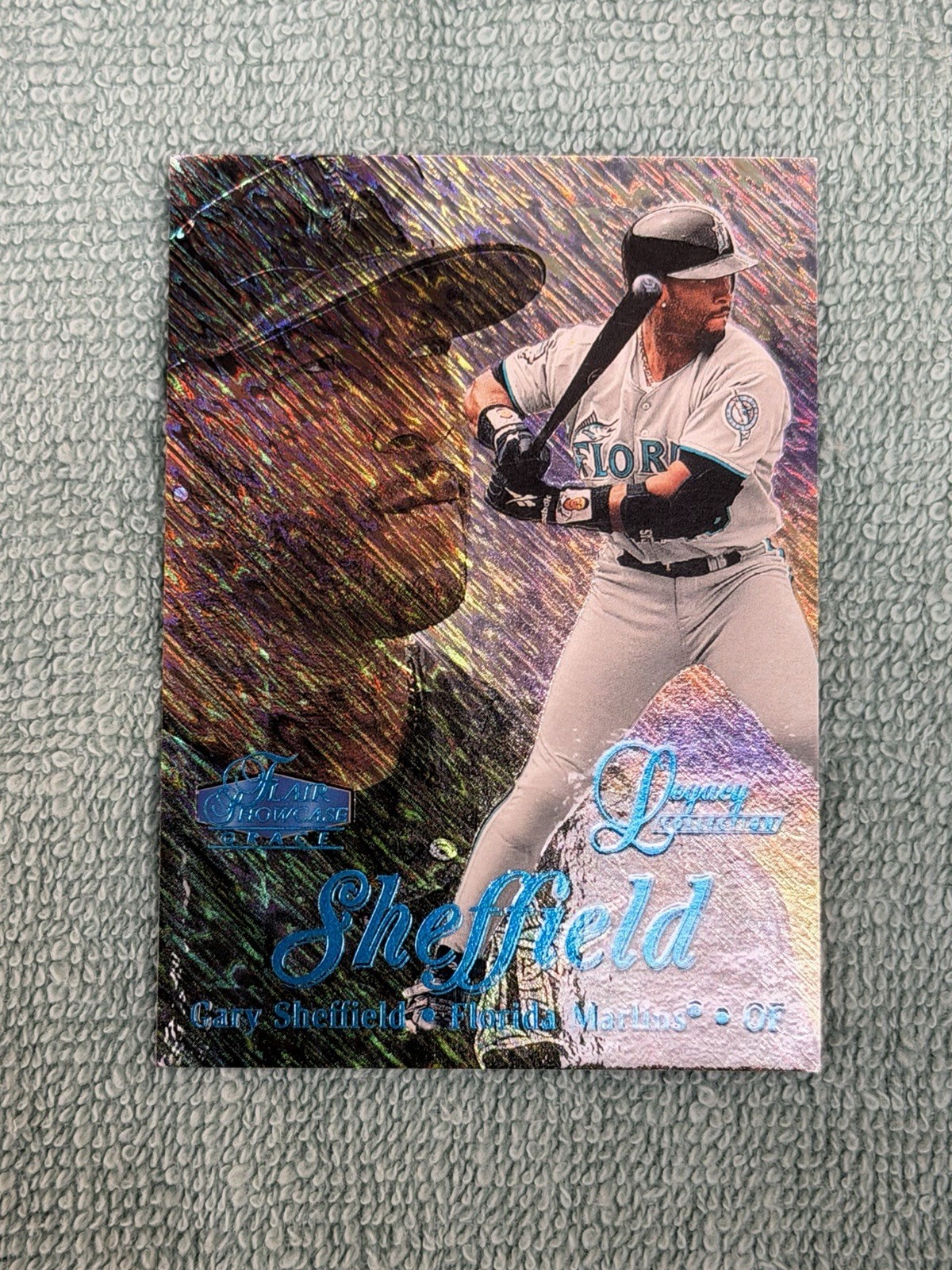 GARY SHEFFIELD 1998 FLAIR SHOWCASE #68 LEGACY COLL ROW 1 GRACE 89